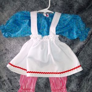 Baby Girl rag doll Costume.